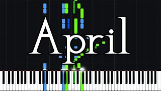 April: Snowdrop - Pyotr Ilyich Tchaikovsky [Piano Tutorial] (Synthesia)