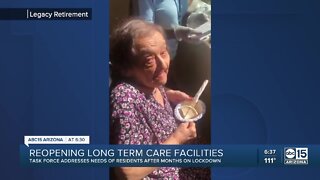 Reopening long term care facilities in Arizona