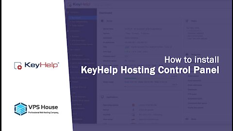 [VPS House] How to install KeyHelp Web Hosting Control Panel?