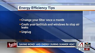 Saving money and energy during summer heat