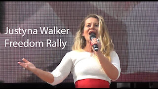 Justyna Walker - Freedom Rally 24th - Trafalgar Square