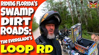 Motorcycle Ride On Florida Swamp Back Dirt Roads
