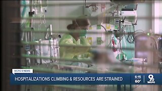 COVID hospitalizations in Greater Cincinnati climb