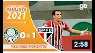 Palmeiras 0 x 1 São Paulo - Gols & Melhores Momentos COMPLETO