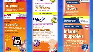 Infant ibuprofen sold at Walmart, CVS recalled