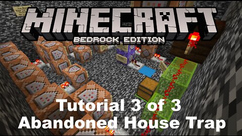 Minecraft House Build with Booby Trap Chest - Tutorial 3