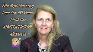 After 40 Years, Lawyer Cuts Off Her Long Hair and Looks Right: A MAKEOVERGUY® Makeover