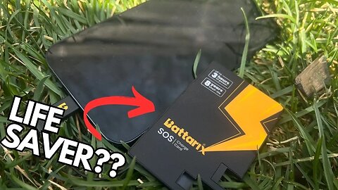 EMERGENCY credit card battery for IPHONE - NEVER SEEN BEFORE