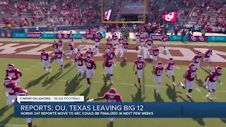 Oklahoma and Texas leave