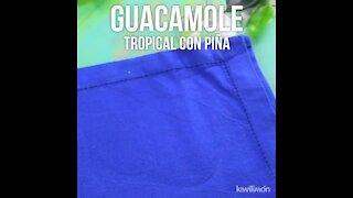 Tropical Guacamole with Pineapple