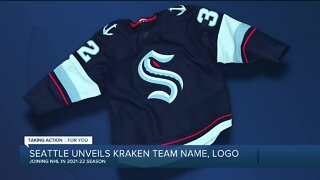 Seattle unveils Kraken team name, logo