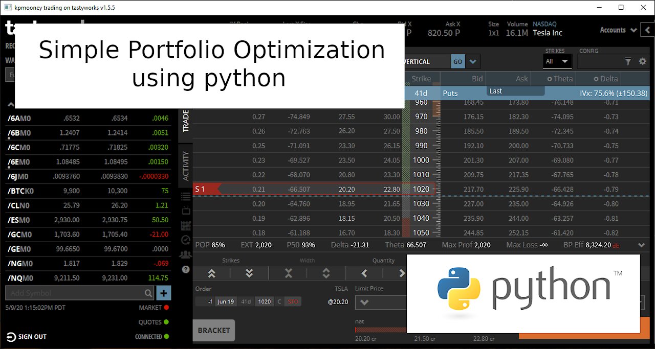 Portfolio Optimization.