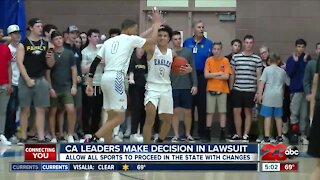 CA Leaders make decision in lawsuit, local coaches react to guidelines