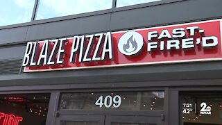 Blaze Pizza in Towson is open, offering build-your-own fire cooked pizza