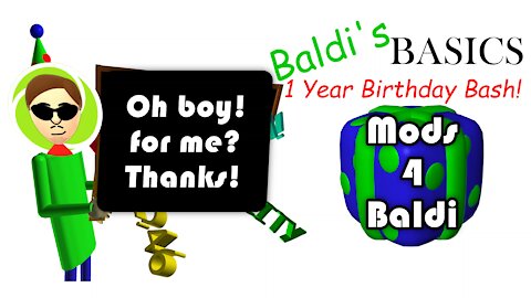 Baldi's Basics Birthday Bash - NEW MOD MENU APK 