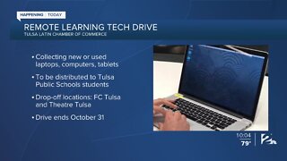 Remote Learning Tech Drive kicks off to help Tulsa students with virtual classes