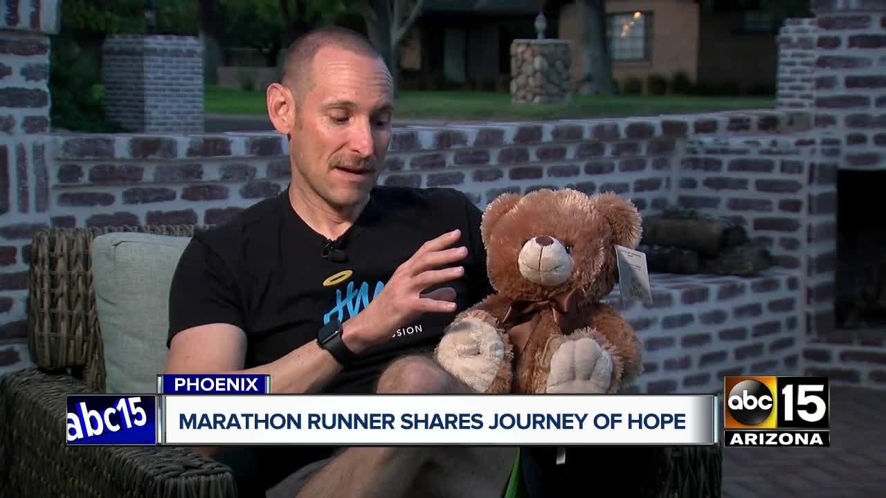Marathon runner with ulcerative colitis shares story of hope