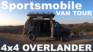 Sportsmobile: Van Tour - 4x4 Overlander - Van Life Ideas - Skydio 2 Finale (4K)