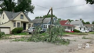 Douglas County residents gather debris after storm