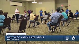 West Palm Beach opens COVID-19 vaccination site