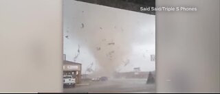 Shocking video of tornado in Arkansas