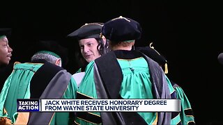 Jack White receives honorary degree from Wayne State University
