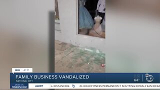 National City clothing business vandalized, broken into