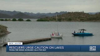Rescuers urge caution on lakes after man drowns at Lake Pleasant after boating incident