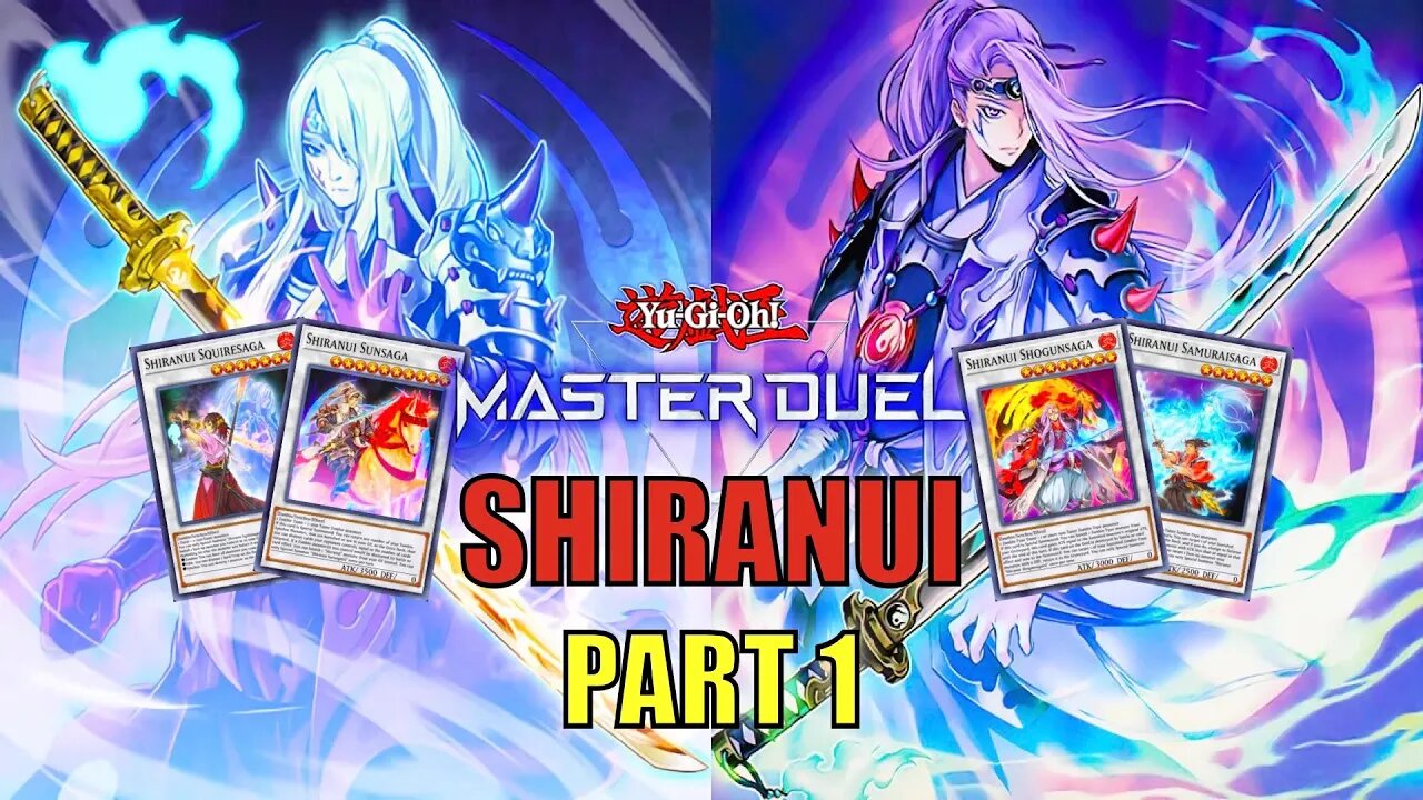 Shiranui Deck Master Duel Gameplay Part 1 Yu Gi Oh Master Duel Season 10 Oct 2022 