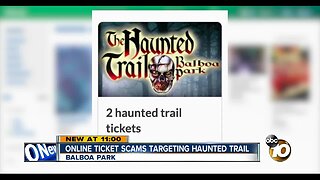 Haunted Trail visitors being targeted by ticket scammers