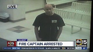 Fire captain arrested for sexual misconduct with a minor