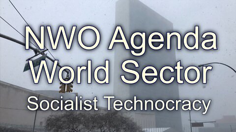 World Sector, NWO Agenda Socialist Technocracy