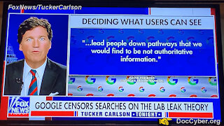 Tucker Carlson Outs Google Funding Covid-19 Research