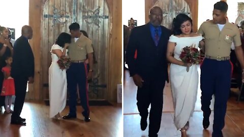 Deployment doesn't stop man from attending his sister's wedding