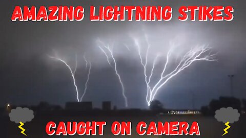 Amazing Near Miss Lightning Strikes Caught On Camera | Close Calls