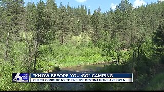 Check your camping spot before you head out for Memorial Day