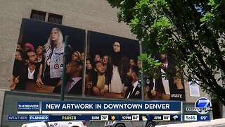 New artwork in downtown Denver