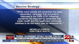 Federal officials outline strategy for potential COVID vaccine