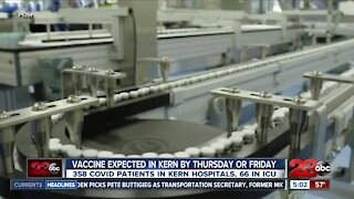 COVID-19 vaccine expected in Kern County by Thursday or Friday