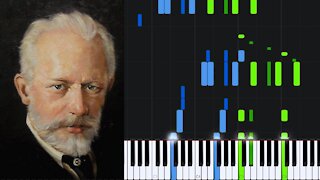 December: Christmas - Pyotr Ilyich Tchaikovsky [Piano Tutorial] (Synthesia)