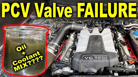How Coolant Mixed with Engine Oil Because PCV FAILURE??