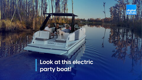 Check out this electric party boat!