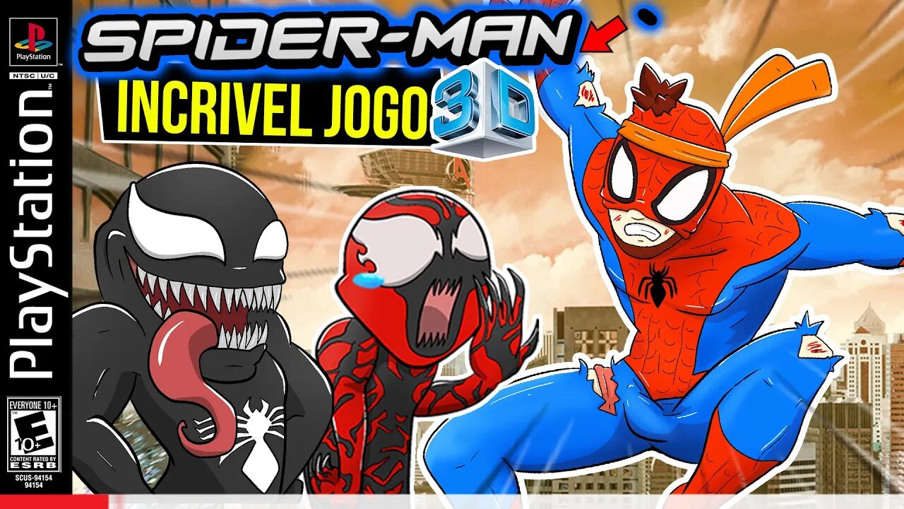 Incrível Jogo Homem Aranha Em 3d 😵 Spider Man Playstation Rk Play 8304
