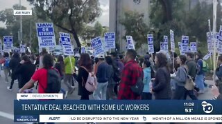 Tentative deal reached with some UC workers