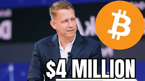 “Bitcoin Will Hit $4 Million, Rising 100x” - Peter Thiel