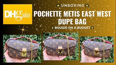 DHgate Louis Vuitton Style Alma PM Damier Ebene Dupe Bag Unboxing & DHgate  Discussion 