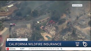 California wildfire insurance increases