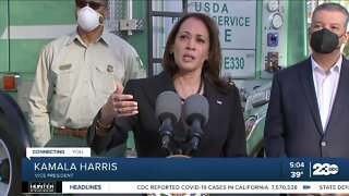 Vice President Kamala Harris pledges billions to fight wildfires