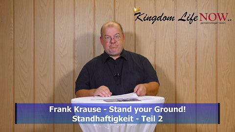 Frank Krause: Stand your Ground! - Teil 2 (Sept. 2020)