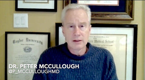 The Official Big Pharma, Big Media COVID19 Narrative Completely Crumbling - Dr. Peter McCullough